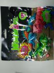 Игрушка для детей в пакетике " Игуаны & KO" 1 ящерица + буклет (18 ящериц меняет цвет в зависимости от температуры. 4 ящерицы светяться в темноте)