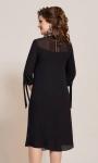 Платье Vittoria Queen 10693 черный+изумруд