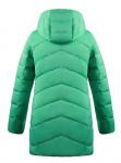 Пальто женское Мика зеленая плащевка (синтепон 300) С 0569