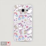 Cиликоновый чехол Sweet unicorns dreams на Samsung Galaxy A5
