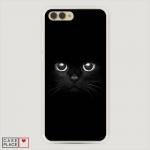 Cиликоновый чехол Взгляд черной кошки на Huawei Honor V10 (View 10)