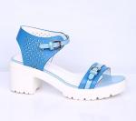 1162-03-8 синий (иск.кожа/иск.кожа) Туфли женские открытые