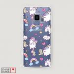 Cиликоновый чехол Sweet unicorns dreams на Samsung Galaxy S9