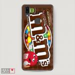 Cиликоновый чехол M&Ms черный на Vivo V9