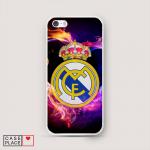 Cиликоновый чехол Real Madrid 2 на iPhone 5/5S/SE