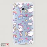 Cиликоновый чехол Sweet unicorns dreams на Samsung Galaxy A5 2017