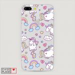 Cиликоновый чехол Sweet unicorns dreams на iPhone 7 Plus