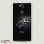 Cиликоновый чехол Winter is coming logo на Sony Xperia XA2