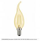 Лампа светодиодная General Филамент GLDEN-CWS-7W-230-E14 золотое стекло
