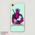 Cиликоновый чехол Good Deadpool на iPhone 7