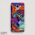 Cиликоновый чехол Hyper beast на Samsung Galaxy J6 2018