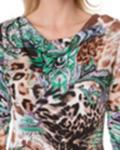 CL Блуза удлиненная с принтом