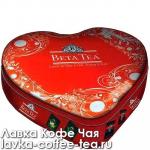 чай Beta "Сердце" 2 г.*100 пак. с/я подарочная упаковка-жесть