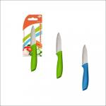 Нож кухонный д/овощей, общ.дл.18 см, дл.лезв.9 см 2 цв
