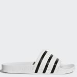 ADILETTE  WHITE/CBLACK/WHITE