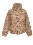 Куртка Б/Н 138 коричневый/леопард