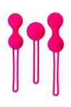Вагинальные шарики A-Toys by TOYFA , силикон, розовые, D 3,2 см