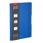 Тетрадь общая ученическая в съемной пластиковой обложке  FolderBook Classic, синий, А4, 48 листов, клетка