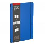 Тетрадь общая ученическая в съемной пластиковой обложке  FolderBook Classic, синий, А4, 2x48 листов, клетка