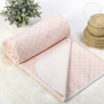 Детские одеяла-покрывала (трикотаж) Ромбы розовые
