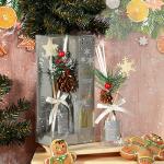 LADECOR Ароманабор с декором Merry Christmas, 100мл, 2 аромата