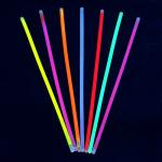 Набор неоновых палочек 10шт, пэ, флуоресцентная краска, d0,5x20см, 7 цветов, GB010