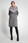 Пальто Gotti 192-1м серый меланж