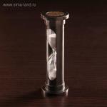Песочные часы латунь "Время" (1 мин) 4х4х11,5 см