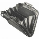 Портфель-сумка пластиковый BRAUBERG А4+ (375х305х60мм), 4 отделения, 2 кармана, серый, 228685