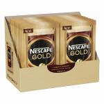 Кофе молотый в растворимом NESCAFE "Gold", сублимированный, 30 пак. по 2г (упаковка 60г),ш/к 02224