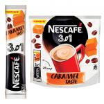Кофе растворимый NESCAFE "3 в 1 Карамельный", 20 пакетиков по 16г (упаковка 320г), ш/к 41299