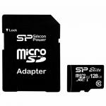 Карта памяти microSDXC 128GB SILICON POWER UHS-I U3, V30, 85 Мб/сек (cl.10) адап SP13