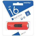 Флэш-диск 16GB SMARTBUY Stream USB 3.0, красный, SB16GBST-R3