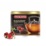 Чай TEEKANNE (Тиканне) "Blackcurrant-Pomegranate", черный, смородина/гранат, лист,150г, ж/б,Германия