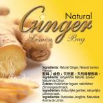 Чайный напиток "Ginger Lemon", имбирь натуральный c лимоном, 20 саше по 4г, GOLD KILI