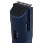 Машинка для стрижки волос POLARIS PHC 0502RC, 10 установок длины, 2 насадки,аккумулятор+сеть, синий