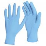 Перчатки нитриловые голубые, 50 пар (100шт), неопудренные, прочные, размер S (малый), ЛАЙМА, 605013