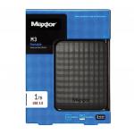 Диск жесткий внешний HDD SEAGATE Maxtor M3 Portable 1Tb, 2.5", USB 3.0, черный, STSHX-M101TCBM