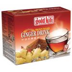 Чайный напиток "Ginger Drink" имбирный с тростниковым сахаром, 10 саше по 18г, GOLD K