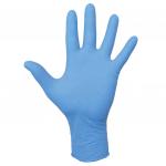Перчатки нитриловые многоразовые особо прочные, 5 пар (10шт), L (большой), голубые, ЛАЙМА, 605018