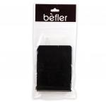 Зажим для купюр BEFLER "Classic" натуральная кожа, тиснение, 105х86мм, черный, Z.7.-1, ш/к- 77743