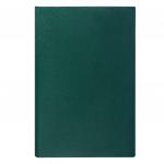 Ежедневник недатированный А5 (138х213мм) BRAUBERG Select, кожзам, 160л, зеленый, 123431
