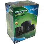 Колонки компьютерные DEFENDER Blaze S12, 2.1, 12 Вт, пластик-дерево, черные, 65074