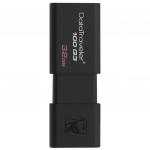Флэш-диск 32GB KINGSTON DataTraveler 100 G3 USB 3.0, черный, DT100G3/32GB