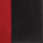 Ежедневник недатированный А5 (138х213мм) BRAUBERG Prestige, комб. кожзам, 160л, крас/черн, 128281
