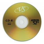 Диск CD-R VS 700Mb 52х бумажный конверт