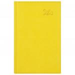Ежедневник датированный 2020 А5 (138х213мм) BRAUBERG Rainbow, кожзам, интегр., желтый, 129729