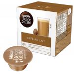 Капсулы для кофемашин NESCAFE Dolce Gusto Cafe au lait, натуральный кофе с молоком 16шт*10г,12148061