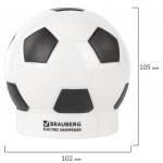 Точилка электрическая BRAUBERG "Football", питание от 4 батареек АА, доп. сменное лезвие, 228427