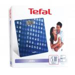 Весы напольные TEFAL PP2100V0, электрон, макс нагрузка 160кг, квадрат, стекло, синие